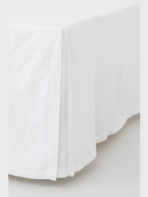 Washed Linen Bedskirt