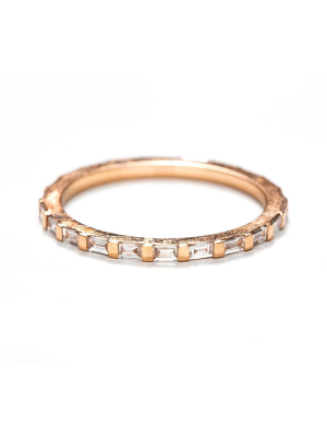 Zofia Day East West Baguette Eternity Band