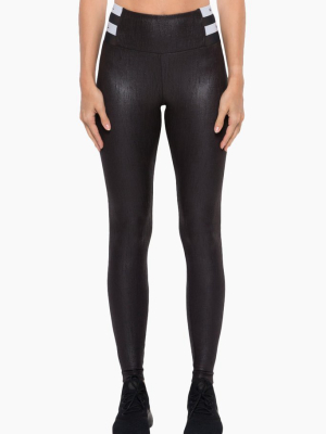 Set High Rise Obscure Leggings - Black