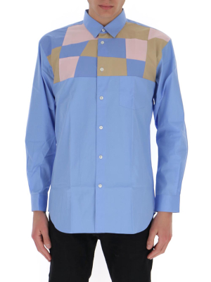 Comme Des Garçons Shirt Patchwork Detail Shirt