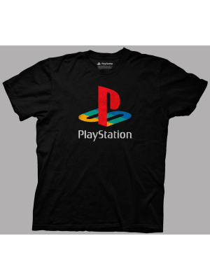 Men's Playstation Short Sleeve Graphic T-shirt - Black