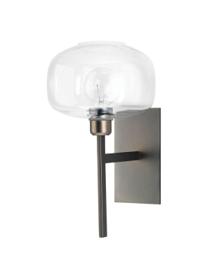 Scando Mod Sconce In Gun Metal