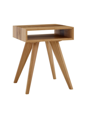 Azara End Table Caramelized