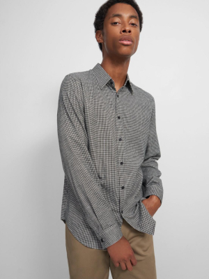 Irving Shirt In Gingham Cotton Blend