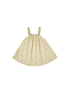 Rylee + Cru Baby Little Flower Swing Top - Butter