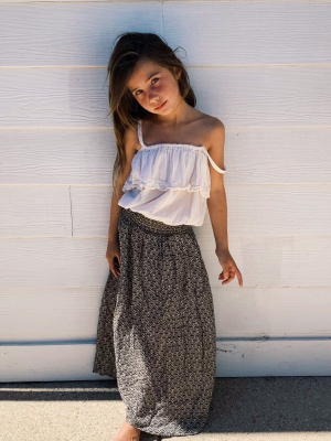 Little Crown Floral Cult Maxi Skirt