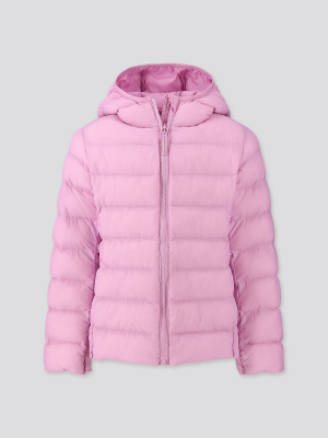 Girls Light Warm Padded Parka