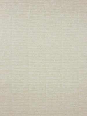 Intarsia Wallpaper In Cream Color By Osborne & Little