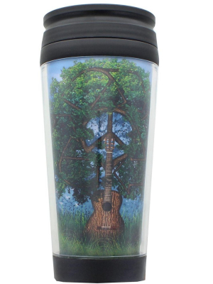 Just Funky Nature Roots 16oz Travel Mug W/ Lid