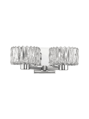 Anson 2 Light Bath Bracket Polished Chrome