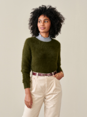 Bellerose - Datti Angora Sweater: Olive