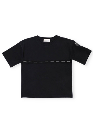 Moncler Enfant Logo Tape Detail T-shirt