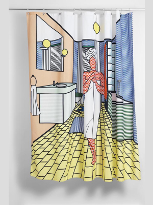 Roy`ally Clean Artist Cotton Shower Curtain ( Waterproof ) By Sophie Probst