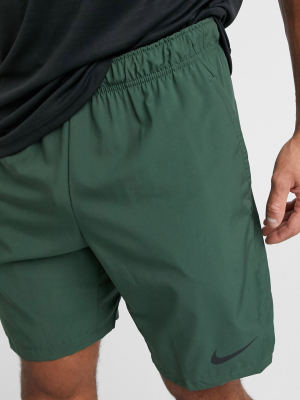 Nike Training Flex 3.0 Woven Shorts In Khaki