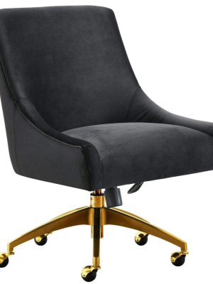 Beatrix Swivel Office Chair, Black