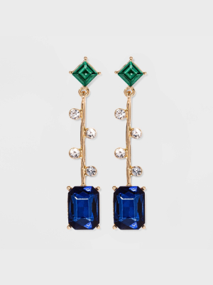 Gemstone Drop Earrings - A New Day™