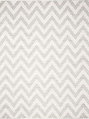 Amherst Chevron Light Gray/beige Area Rug