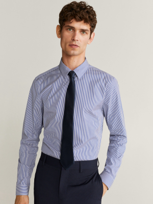 Slim-fit Tailored Stretch Cotton Shirt