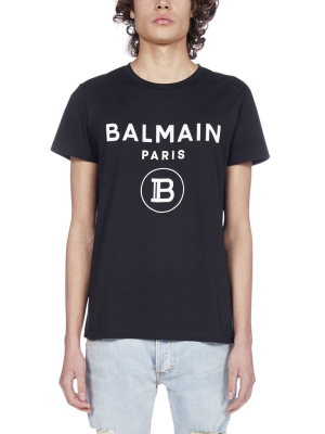 Balmain Logo Printed T-shirt