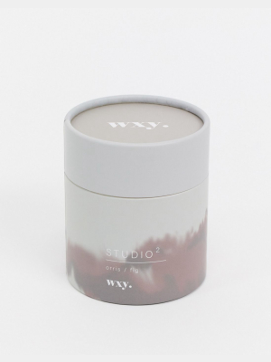 Wxy Studio 2 Concrete Candle In Orris & Fig 170g