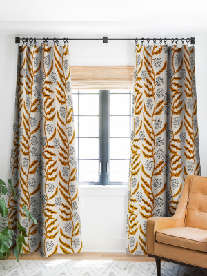 Holli Zollinger La Ville Vine Single Panel Blackout Window Curtain By Deny Designs.