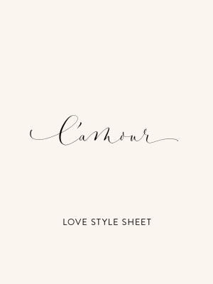Love Style Sheet