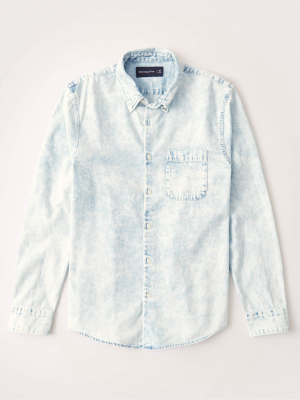 Button-up Denim Shirt