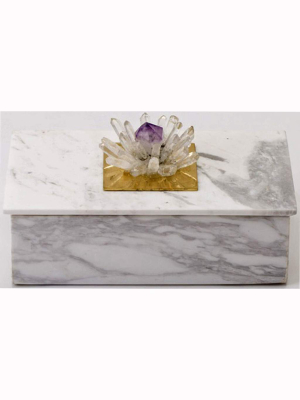 Quartz Flower Box