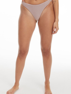 Sparkle Rib Better Bikini Bottom | Lilac001