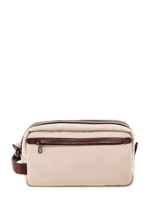 Brunello Cucinelli Logo Detail Beauty Case