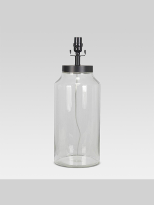 Casual Fillable Large Lamp Base Clear - Threshold™