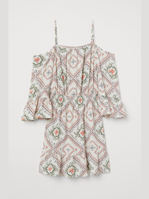 Open-shoulder Dress