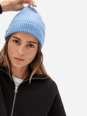 The Cashmere Rib Beanie