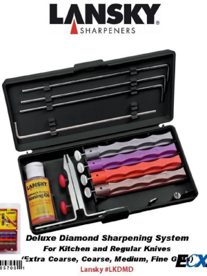 Lansky 4-stone Deluxe Diamond Sharpening System