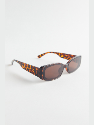 Chase Plastic Rectangle Sunglasses