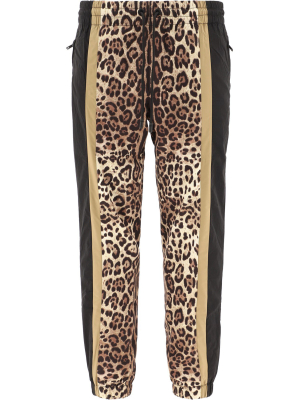 Dolce & Gabbana Leopard Printed Jogger Pants