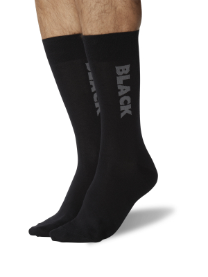 Men's Color Names Crew Socks