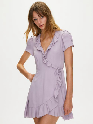 Ruffle Wrap Dress