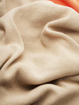 Maxi Xl Cotton Bedspread / Blanket - Col Clay