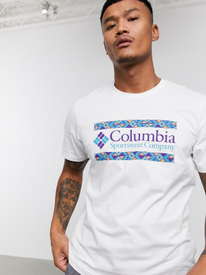 Columbia Rapid Ridge Graphic T-shirt In White