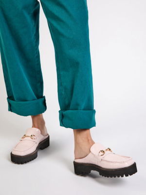 Kowloon Loafer Mule Pink