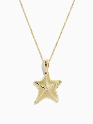 Effy Seaside 14k Yellow Gold Starfish Pendant