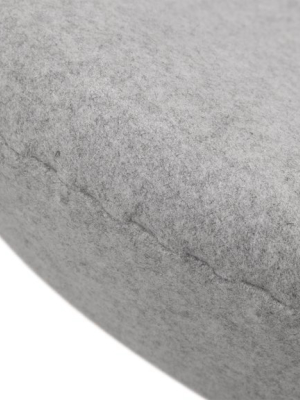 Egg Ottoman - The Egg Ottoman, Light Gray