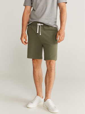 Cotton Jogger-style Trousers