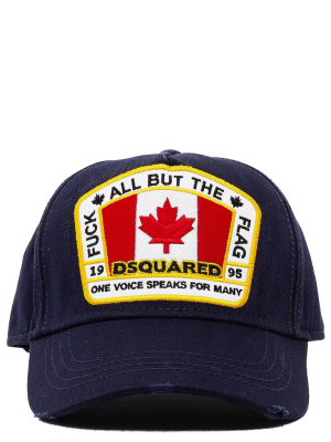 Dsquared2 Flag Patch Baseball Cap