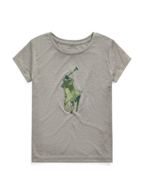 Camo Big Pony Interlock Tee