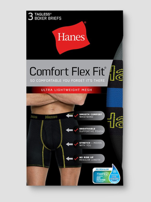 Hanes Men's Comfort Flex Fit Boxer Briefs 3pk