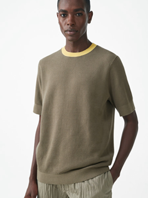 Cotton-knit T-shirt