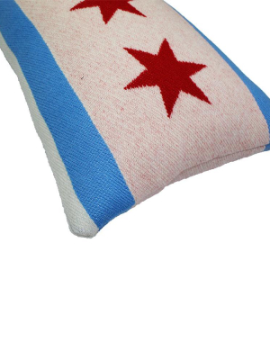 Chicago Flag Lumbar Pillow Case