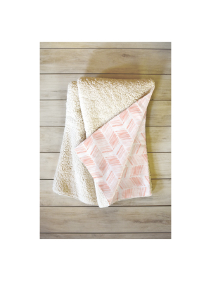 Little Arrow Design Co Throw Blanket Pink - Deny Designs